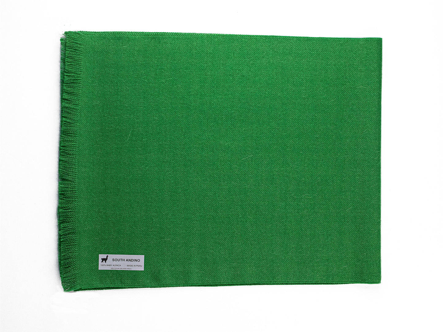 Baby Alpaca Scarf Emerald green– Luxury Alpaca Wool Scarf – Soft Warm Winter Premium