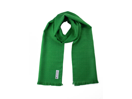 Baby Alpaca Scarf  Emerald green– Luxury Alpaca Wool Scarf – Soft Warm Winter Premium