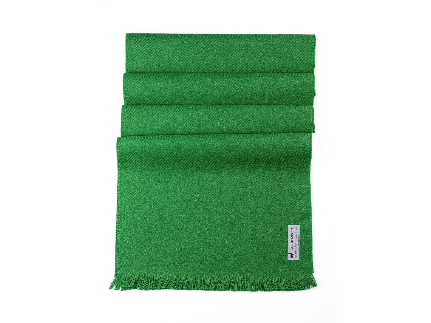 Baby Alpaca Scarf  Emerald green– Luxury Alpaca Wool Scarf – Soft Warm Winter Premium
