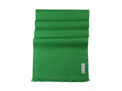 Baby Alpaca Scarf  Emerald green– Luxury Alpaca Wool Scarf – Soft Warm Winter Premium