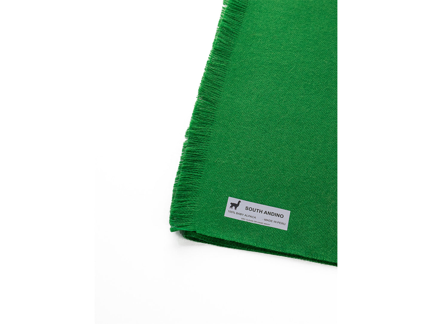 Baby Alpaca Scarf  Emerald green– Luxury Alpaca Wool Scarf – Soft Warm Winter Premium