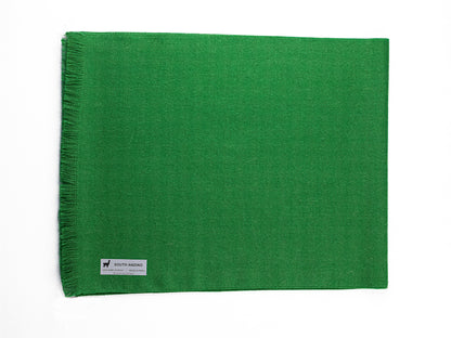 Baby Alpaca Scarf  Emerald green– Luxury Alpaca Wool Scarf – Soft Warm Winter Premium