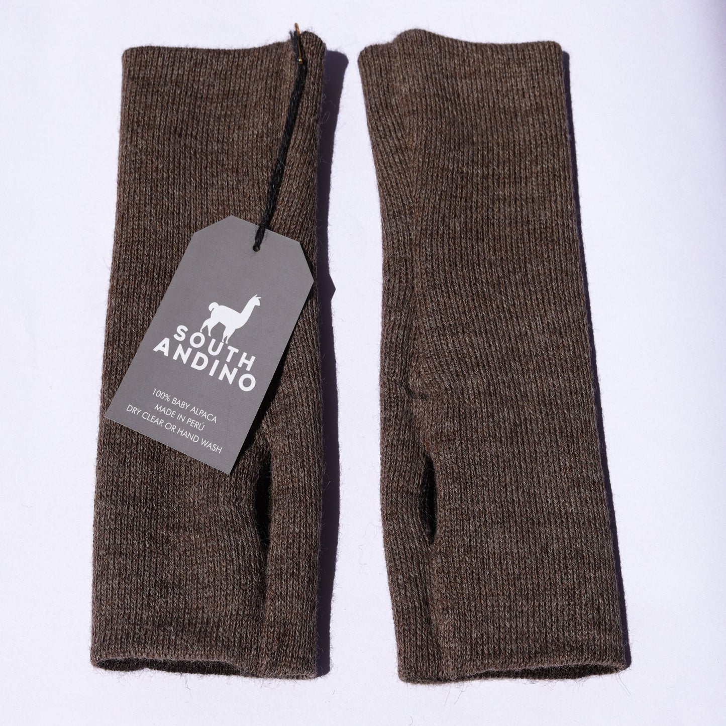 Baby Alpaca Reversible Mittens  Bronw and Beige – Double-Sided Alpaca Gloves – Premium Winter Warm Soft Luxury
