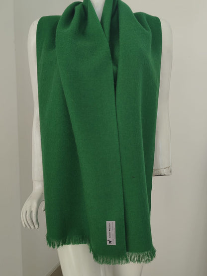 Baby Alpaca Scarf  Emerald green– Luxury Alpaca Wool Scarf – Soft Warm Winter Premium